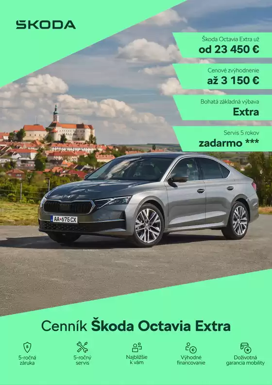 Katalóg Škoda | Skoda Octavia FL Extra cennik | 2026-04-11T00:00:00.000Z - 2026-04-25T00:00:00.000Z