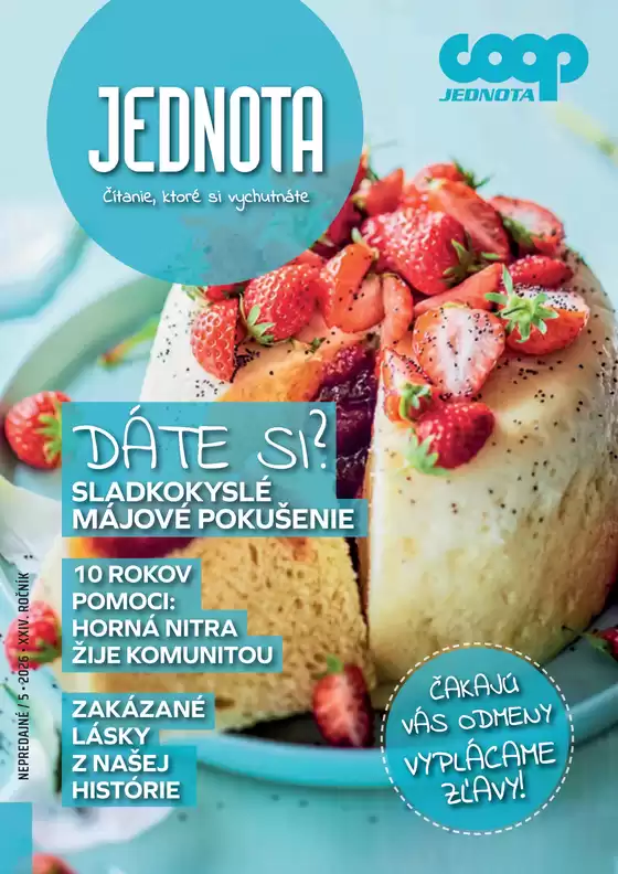 Katalóg COOP Jednota | Exkluzívne výhodné ponuky | 2026-05-01T00:00:00.000Z - 2026-05-31T00:00:00.000Z