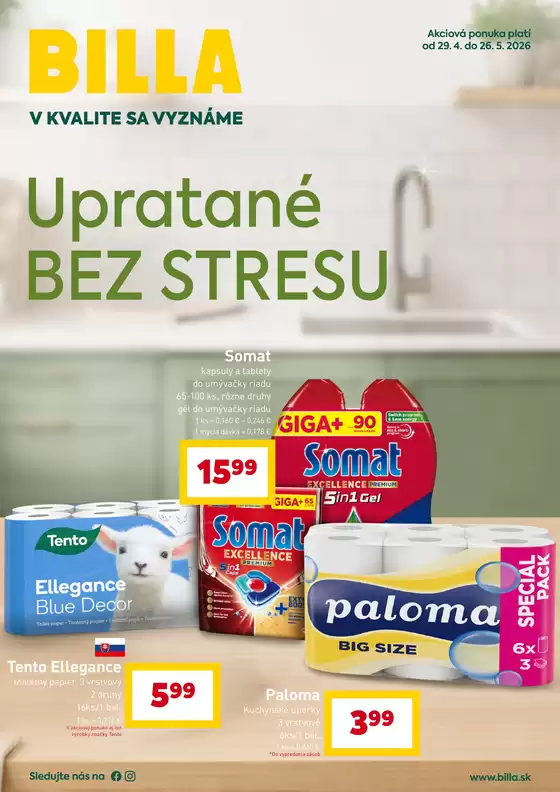 Katalóg Billa v Sečovce | Najlepšie ponuky pre šetrných | 2026-04-29T00:00:00.000Z - 2026-05-26T00:00:00.000Z