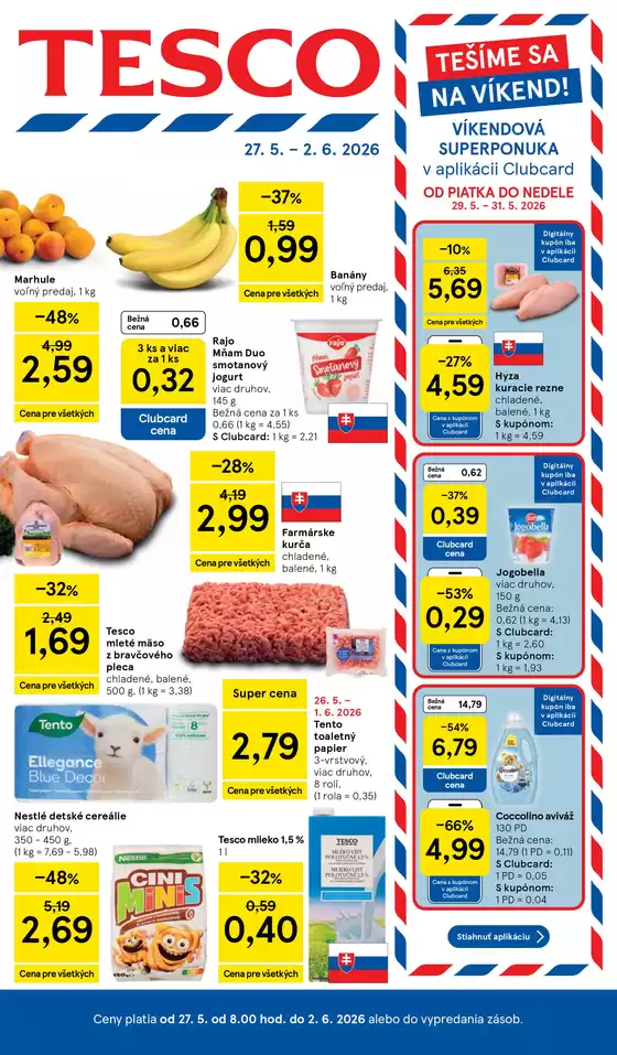 Katalóg Tesco v Spišská Stará Ves | 20260520235031815 2026 P13 SK HM CHM | 2026-05-27T00:00:00.000Z - 2026-06-02T00:00:00.000Z