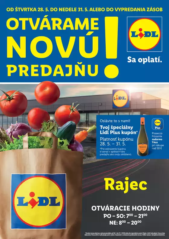 Katalóg Lidl v Spišská Stará Ves | Ponuka platná od 28. 05. 2026 | 2026-05-25T00:00:00.000Z - 2026-05-31T00:00:00.000Z