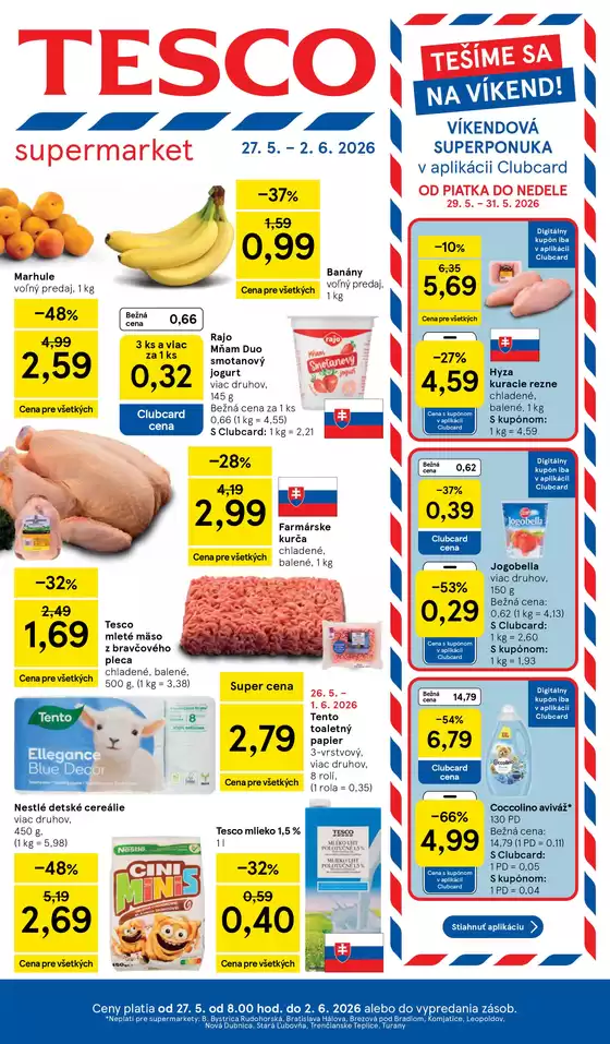 Katalóg Tesco v Spišská Stará Ves | 20260520235252537 2026 P13 SK SM | 2026-05-27T00:00:00.000Z - 2026-06-02T00:00:00.000Z