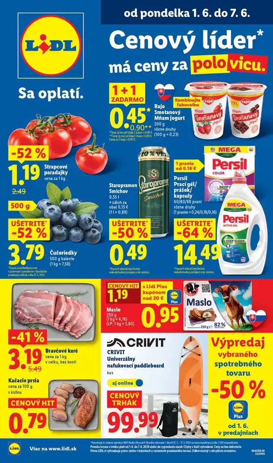 Katalóg Lidl v Banská Štiavnica | Platný od 01. 06. 2026 | 2026-06-01T00:00:00.000Z - 2026-06-07T00:00:00.000Z