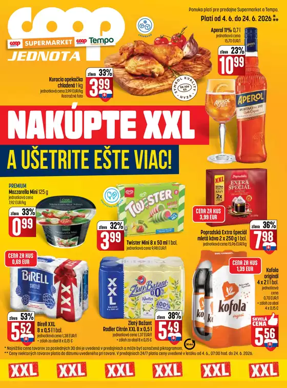 Katalóg COOP Jednota v Moldava nad Bodvou | COOP Jednota katalóg | 2026-06-04T00:00:00.000Z - 2026-06-24T00:00:00.000Z