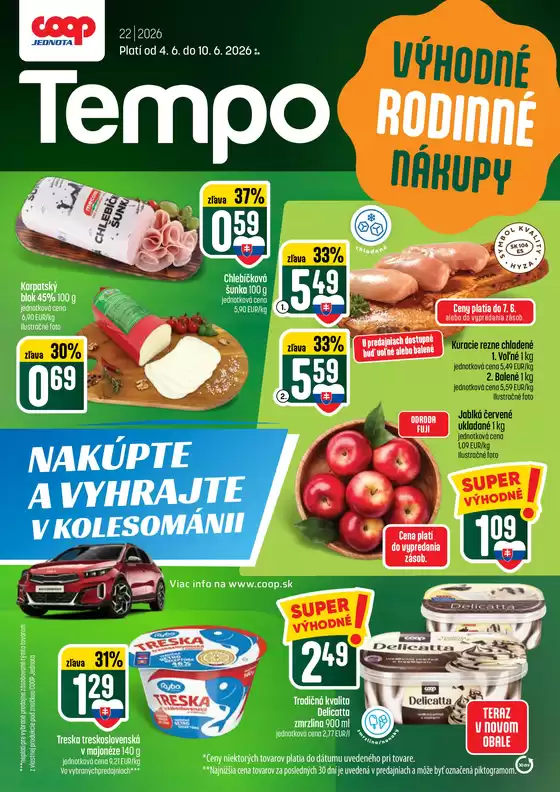 Katalóg COOP Jednota v Kremnica | Exkluzívne výhodné ponuky | 2026-06-04T00:00:00.000Z - 2026-06-10T00:00:00.000Z
