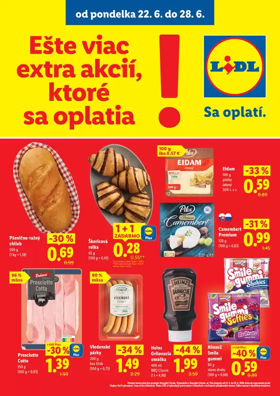 Katalóg Lidl v Považská Bystrica | Platné od 22. 06. 2026 | 2026-06-22T00:00:00.000Z - 2026-06-28T00:00:00.000Z