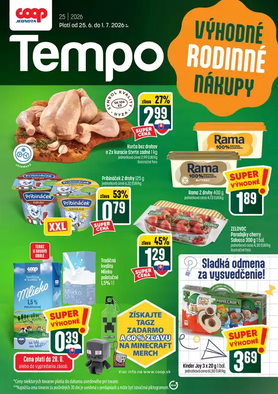 Katalóg COOP Jednota v Piešťany | Exkluzívne ponuky pre našich zákazníkov | 2026-06-25T00:00:00.000Z - 2026-07-01T00:00:00.000Z