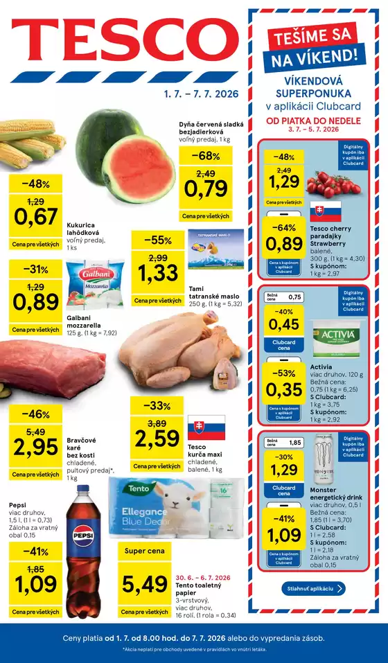 Katalóg Tesco v Poprad | Tesco katalóg | 2026-07-01T00:00:00.000Z - 2026-07-07T00:00:00.000Z