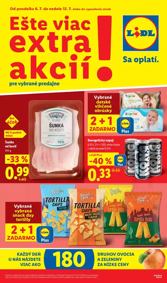 Katalóg Lidl v Banská Bystrica | Platné od 06. 07. 2026 | 2026-07-06T00:00:00.000Z - 2026-07-12T00:00:00.000Z