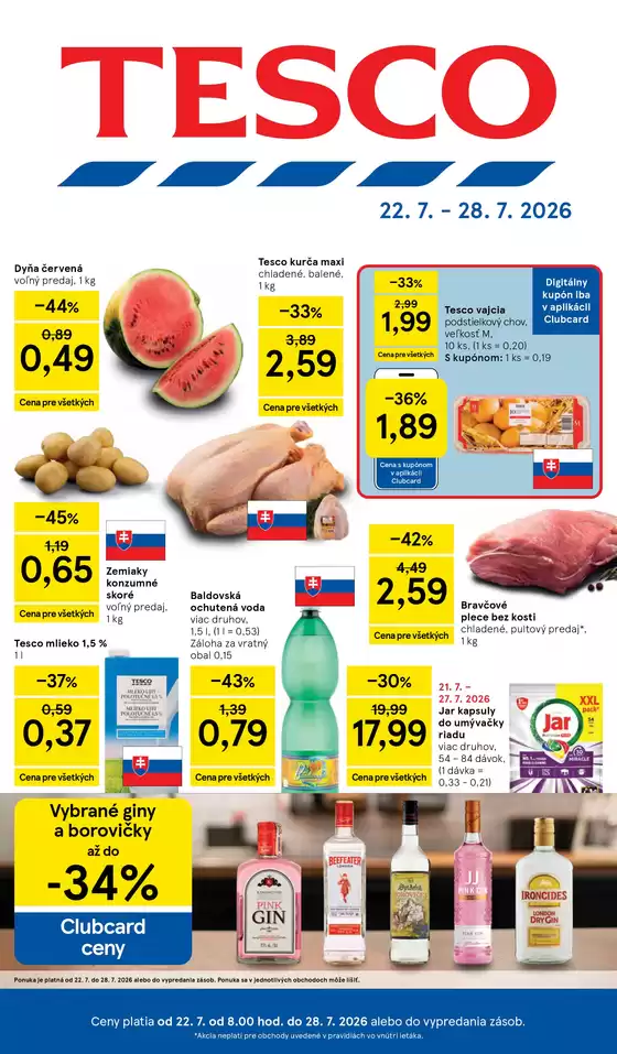 Katalóg Tesco v Krompachy | Tesco katalóg | 2026-07-22T00:00:00.000Z - 2026-07-28T00:00:00.000Z