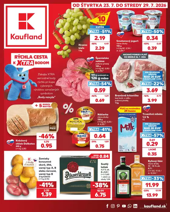 Katalóg Kaufland v Kolárovo | Exkluzívne ponuky a výhodné ponuky | 2026-07-23T00:00:00.000Z - 2026-07-29T00:00:00.000Z