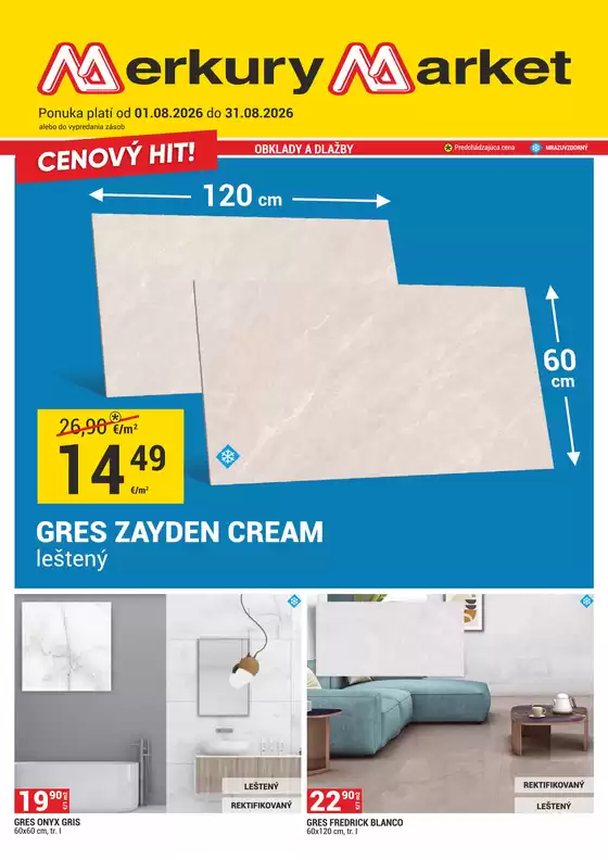 Katalóg Merkury Market v Sečovce | Leták 01.08.-31.08.2026 | 2026-08-01T00:00:00.000Z - 2026-08-31T00:00:00.000Z
