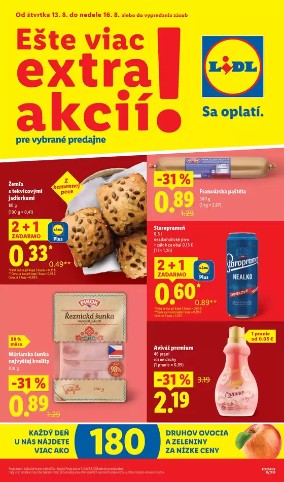 Katalóg Lidl | Platné od 13. 08. 2026 | 2026-08-13T00:00:00.000Z - 2026-08-16T00:00:00.000Z