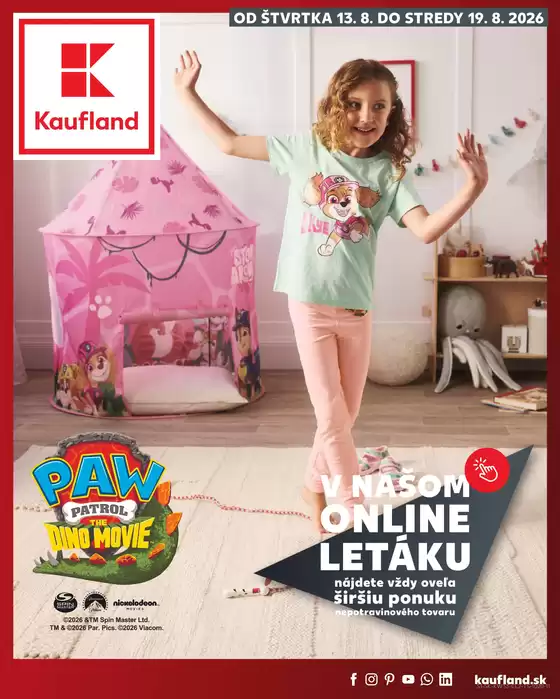 Katalóg Kaufland | Exkluzívne ponuky pre našich zákazníkov | 2026-08-13T00:00:00.000Z - 2026-08-19T00:00:00.000Z