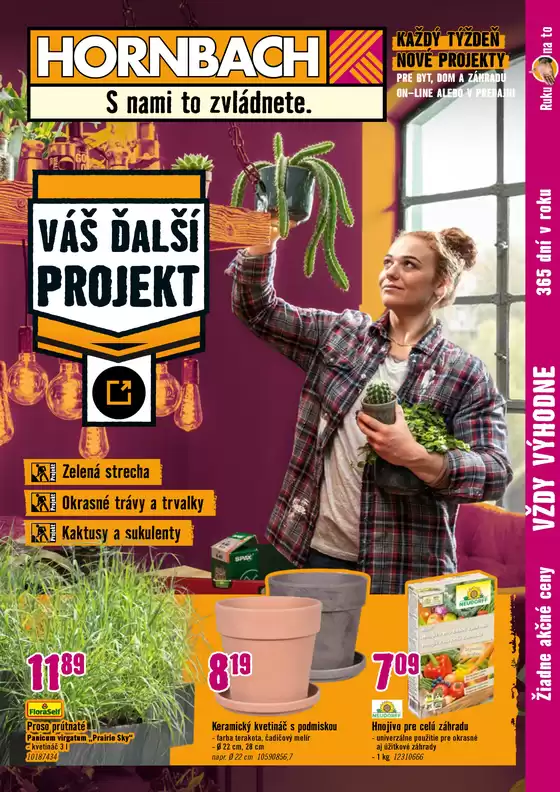 Katalóg HORNBACH v Dunajská lužná | Naše najlepšie výhodné ponuky | 2026-08-13T00:00:00.000Z - 2026-08-27T00:00:00.000Z