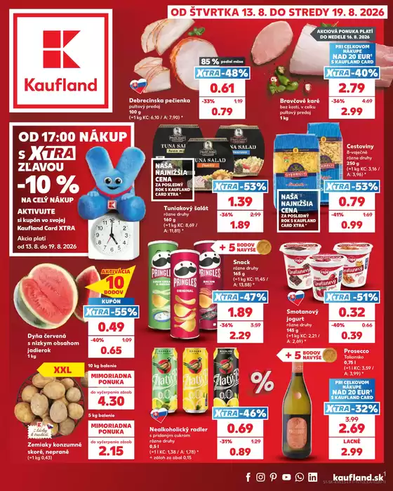Katalóg Kaufland v Gabčíkovo | Kaufland katalóg | 2026-08-13T00:00:00.000Z - 2026-08-19T00:00:00.000Z