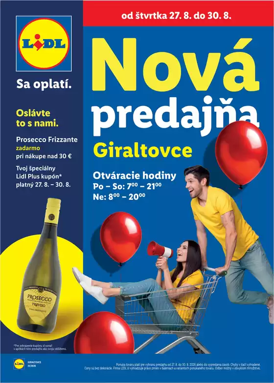 Katalóg Lidl | Ponuka platná od 24. 08. 2026 | 2026-08-24T00:00:00.000Z - 2026-08-30T00:00:00.000Z