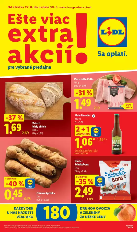 Katalóg Lidl v Vrbové | Platné od 24. 08. 2026 | 2026-08-24T00:00:00.000Z - 2026-08-30T00:00:00.000Z