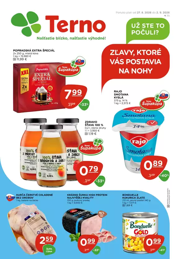 Katalóg TERNO v Stupava | Objavte atraktívne ponuky | 2026-08-27T00:00:00.000Z - 2026-09-02T00:00:00.000Z