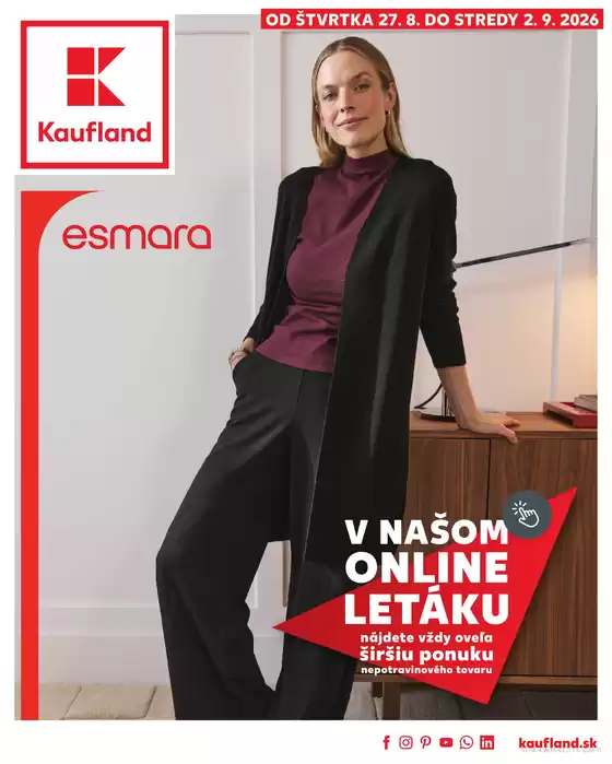 Katalóg Kaufland v Stupava | Atraktívne špeciálne ponuky pre všetkých | 2026-08-27T00:00:00.000Z - 2026-09-02T00:00:00.000Z