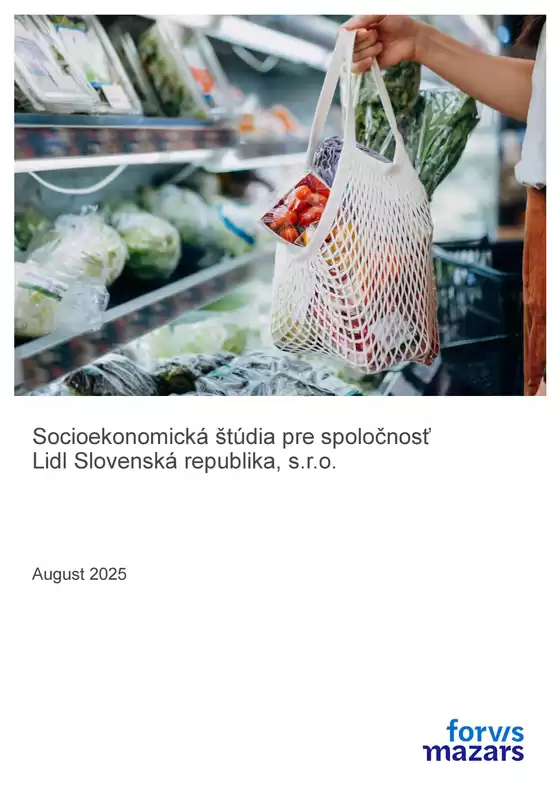 Katalóg Lidl v Veľký Šariš | Socioekonomicka studia Lidl 2024 | 2025-08-07T00:00:00.000Z - 2027-08-01T00:00:00.000Z