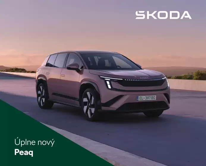 Katalóg Škoda v Spišské Vlachy | Skoda Peaq katalog | 2026-09-08T00:00:00.000Z - 2026-09-22T00:00:00.000Z