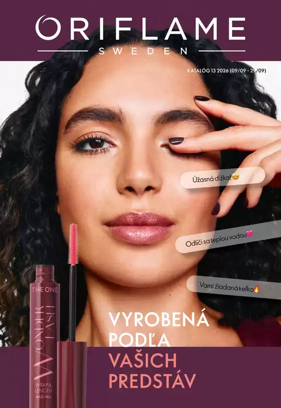 Katalóg Oriflame | Exkluzívne ponuky a výhodné ponuky | 2026-09-09T00:00:00.000Z - 2026-09-29T00:00:00.000Z