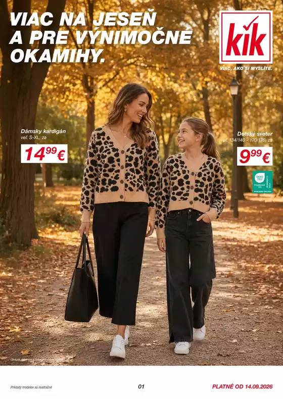 Katalóg KiK v Šaštín-Stráže | KiK leták platný do 20.09.2026 | 2026-09-11T00:00:00.000Z - 2026-09-20T00:00:00.000Z