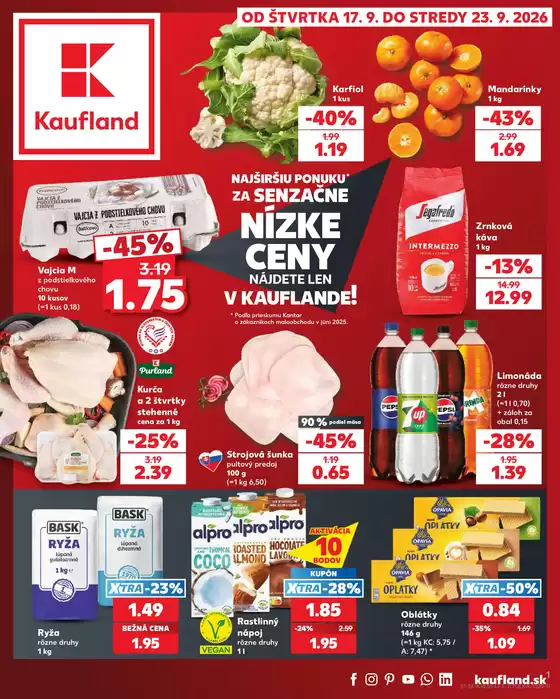 Katalóg Kaufland | Atraktívne špeciálne ponuky pre všetkých | 2026-09-17T00:00:00.000Z - 2026-09-23T00:00:00.000Z