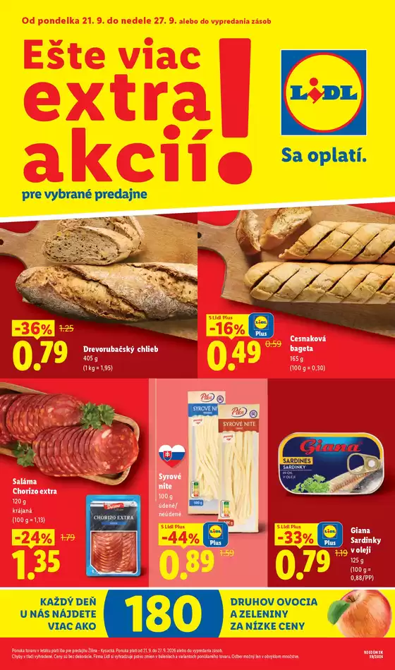 Katalóg Lidl v Kežmarok | Platné od 21. 09. 2026 | 2026-09-21T00:00:00.000Z - 2026-09-27T00:00:00.000Z