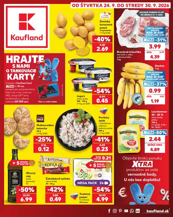 Katalóg Kaufland v Ružomberok | Nové ponuky na objavenie | 2026-09-24T00:00:00.000Z - 2026-09-30T00:00:00.000Z