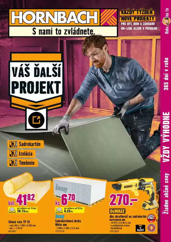 Katalóg HORNBACH | Najlepšie ponuky a zľavy | 2026-09-24T00:00:00.000Z - 2026-10-08T00:00:00.000Z
