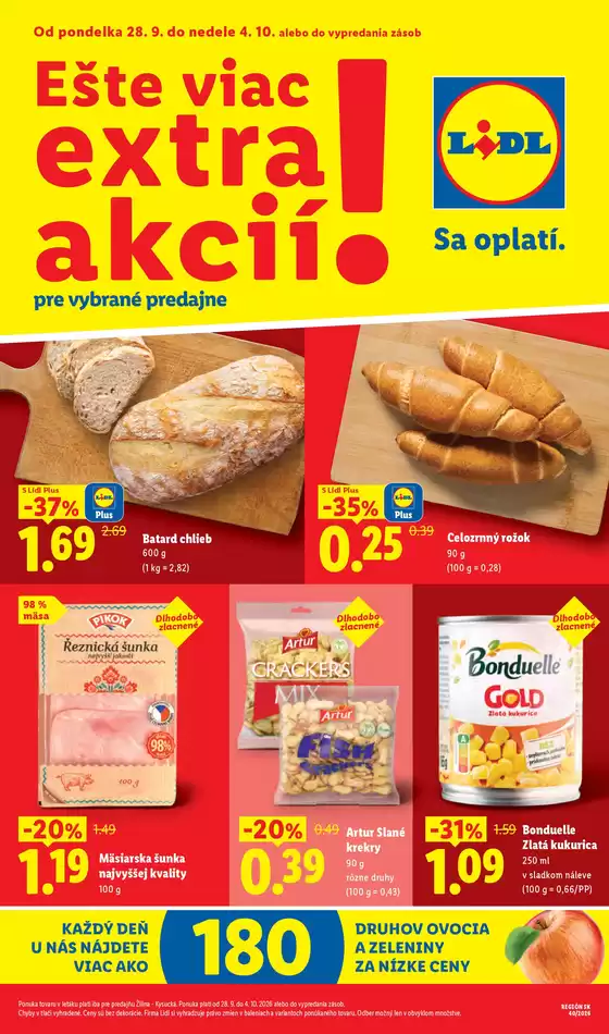 Katalóg Lidl v Nitra | Platné od 28. 09. 2026 | 2026-09-28T00:00:00.000Z - 2026-10-04T00:00:00.000Z