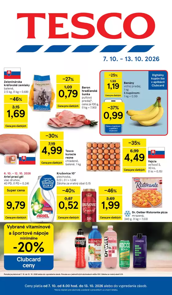 Katalóg Tesco v Bratislava | Najlepšie ponuky pre lovcov výhodných ponúk | 2026-10-07T00:00:00.000Z - 2026-10-13T00:00:00.000Z