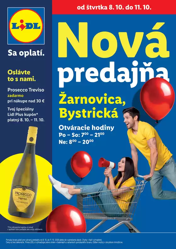 Katalóg Lidl v Bratislava | Ponuka platná od 08. 10. 2026 | 2026-10-08T00:00:00.000Z - 2026-10-11T00:00:00.000Z