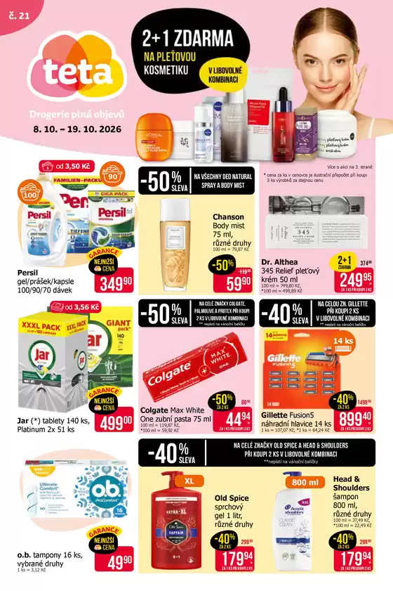Katalóg TETA Drogerie | Zľavy a akcie | 2026-10-08T00:00:00.000Z - 2026-10-19T00:00:00.000Z