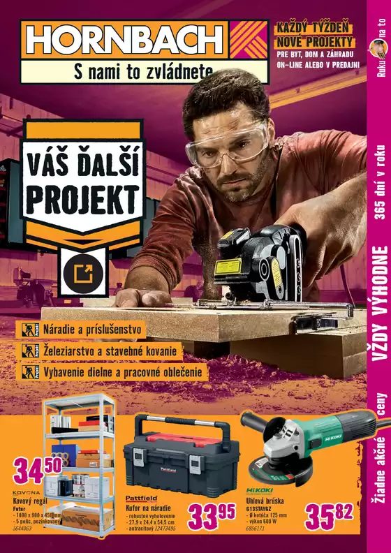 Katalóg HORNBACH v Stará Ľubovňa | Špeciálne ponuky pre vás | 2026-10-15T00:00:00.000Z - 2026-10-29T00:00:00.000Z