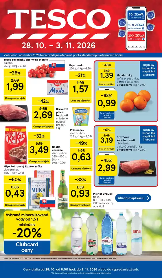 Katalóg Tesco | Tesco katalóg | 2026-10-28T00:00:00.000Z - 2026-11-03T00:00:00.000Z