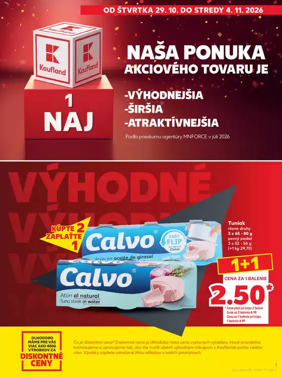 Katalóg Kaufland v Bánovce nad Bebravou | Kaufland katalóg | 2026-10-29T00:00:00.000Z - 2026-11-04T00:00:00.000Z