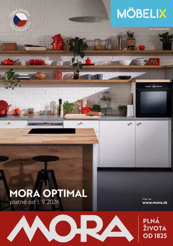 Katalóg Möbelix | MORA Optimal letak 9 2026 SK Moebelix | 2026-08-31T00:00:00.000Z - 2027-03-31T00:00:00.000Z