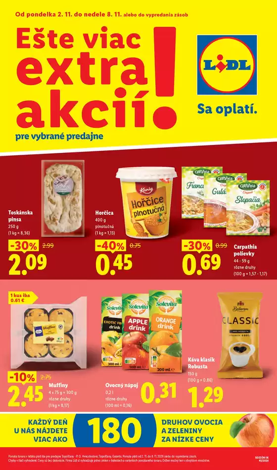 Katalóg Lidl | Platné od 02. 11. 2026 | 2026-11-02T00:00:00.000Z - 2026-11-08T00:00:00.000Z