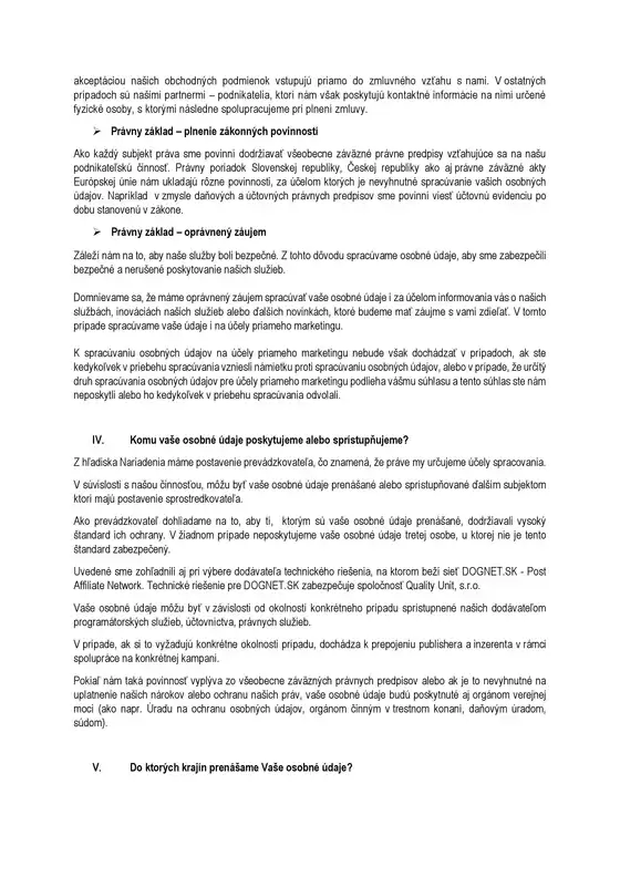 INFORM%C3%81CIE K SPRAC%C3%9AVANIU OSOBN%C3%9DCH %C3%9ADAJOV