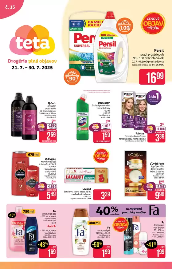 TETA Drogerie katalóg