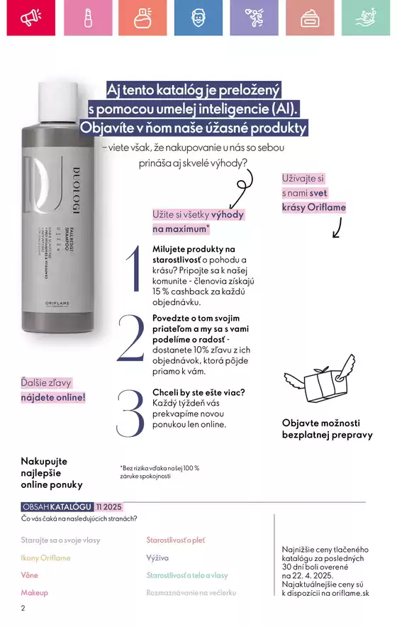 ORIFLAME katalóg