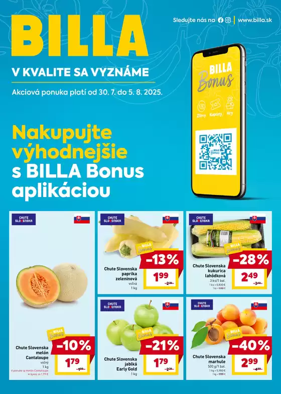 Katalóg Billa v Nitra | Veľký výber ponúk | 2025-07-30T00:00:00.000Z - 2025-08-05T00:00:00.000Z