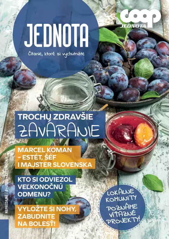 Katalóg COOP Jednota v Nové Mesto nad Váhom | Nové ponuky na objavenie | 2025-08-01T00:00:00.000Z - 2025-08-31T00:00:00.000Z
