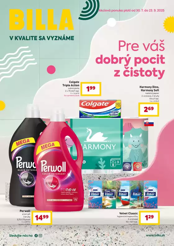 Katalóg Billa v Žarnovica | Najlepšie ponuky pre lovcov výhodných ponúk | 2025-07-30T00:00:00.000Z - 2025-09-09T00:00:00.000Z