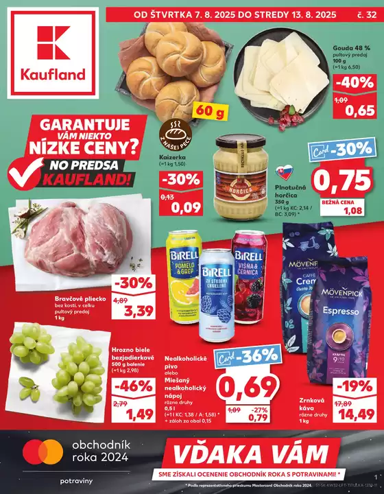 Katalóg Kaufland v Hviezdoslavov | Exkluzívne ponuky pre našich zákazníkov | 2025-08-07T00:00:00.000Z - 2025-08-13T00:00:00.000Z