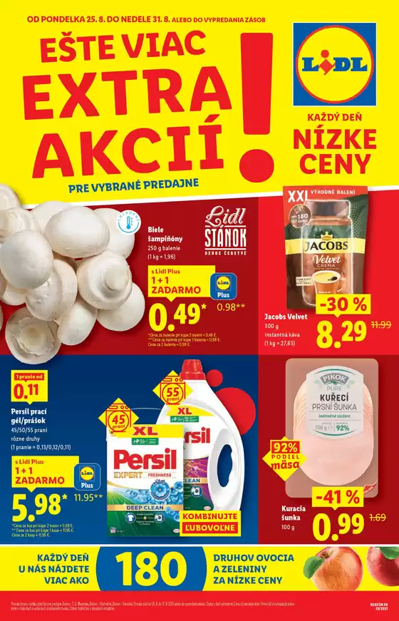 Platné od 25. 08. 2025