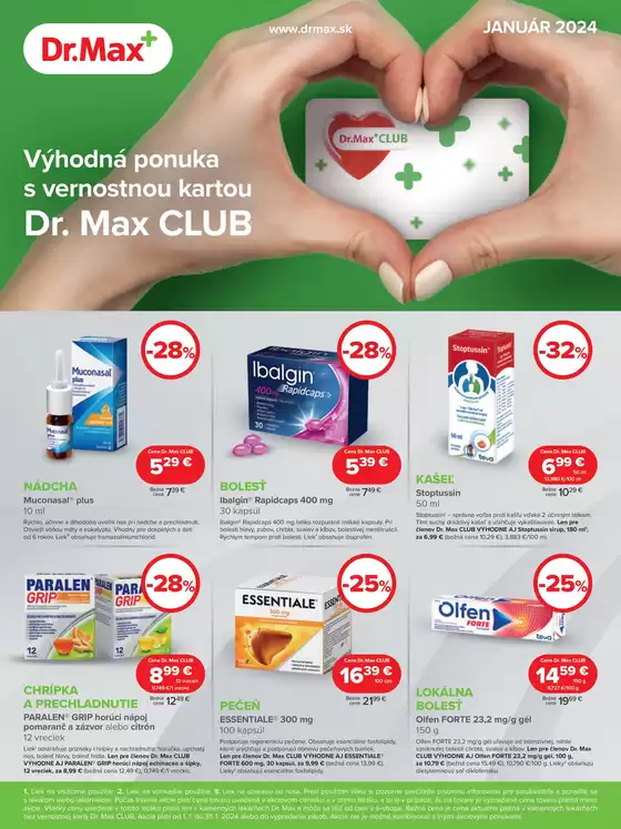 Katalóg Dr Max v Košice | TOP Letak JANUAR 2024 dermo nahlad | 2025-08-27T00:00:00.000Z - 2025-12-31T00:00:00.000Z